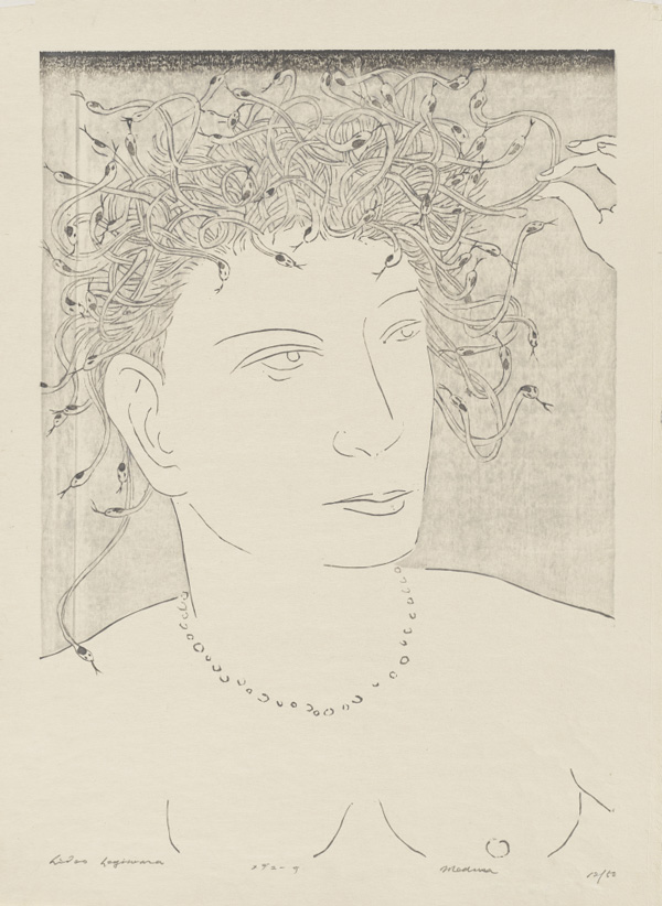 Hagiwara Hideo (1913–2007) Medusa, from the portfolio Greek Mythology